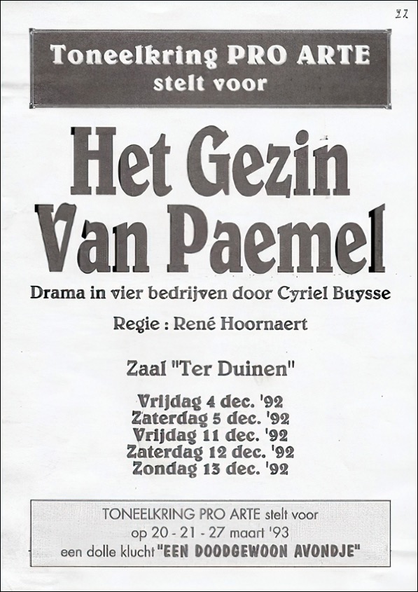 1992 Het Gezin Van Paemel klein
